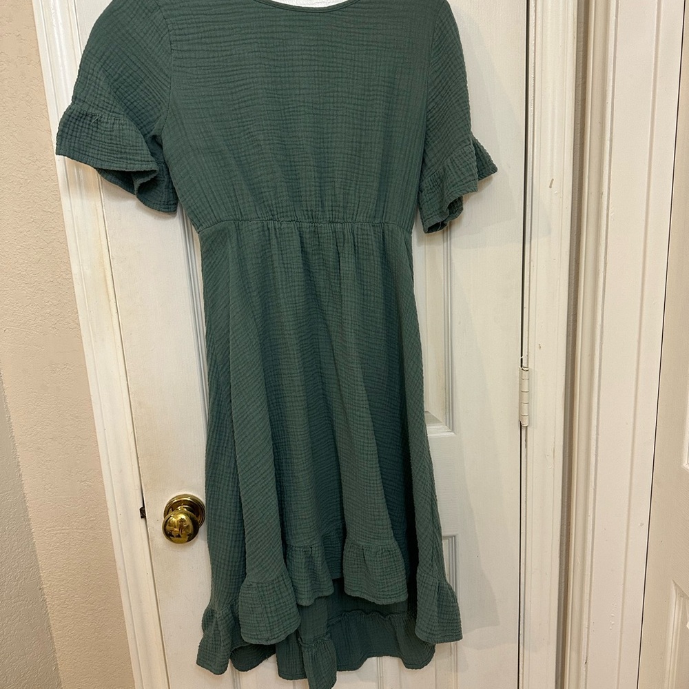 Elegant Green Midi Dress